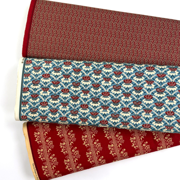 Preview: Mix Match Stoff ST10215 ST10076 ST10216 Vive La France French General Moda Baumwolle Webware Meterware